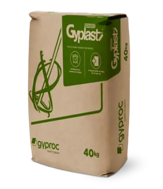 Pasta para acabados lisos y rugosos Gyplast fondeo Saint-Gobain Gyproc